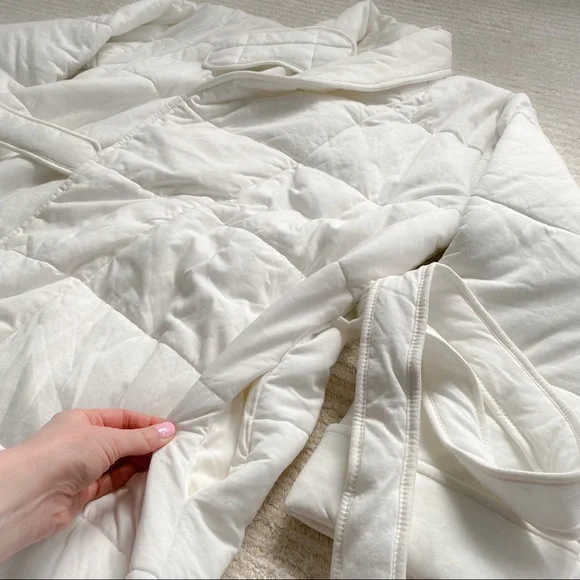 NWT Skin x J. Crew quilted robe - Picture 12 of 16